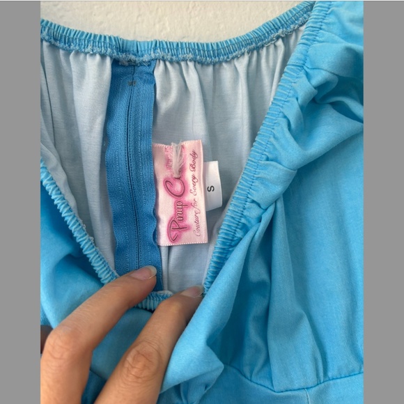 Bundle of 2 Size S Pinup Couture Peasant Tops - Picture 6 of 7